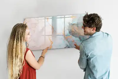 Quadro magnético para desenhar estampa de imagem abstrata