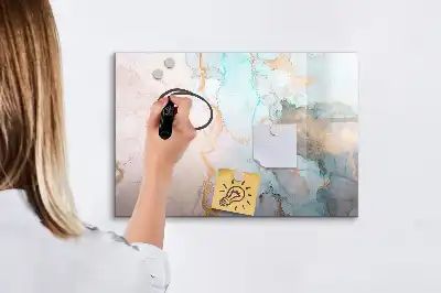 Quadro magnético para desenhar estampa de imagem abstrata