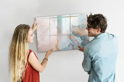 Quadro magnético para desenhar estampa de imagem abstrata