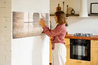 Quadro para desenhar magnético com estrutura de madeira