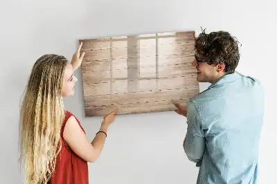 Quadro para desenhar magnético com estrutura de madeira