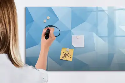 Quadro magnético para desenho estampa de abstração de triângulos