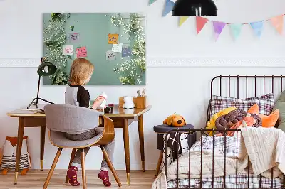 Quadro magnético para desenhar flores sutis