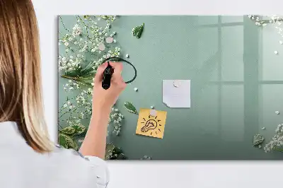 Quadro magnético para desenhar flores sutis