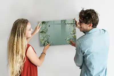 Quadro magnético para desenhar flores sutis