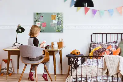 Quadro magnético para desenhar flores sutis