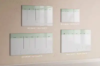 Planner semanal quadro magnético para escrever