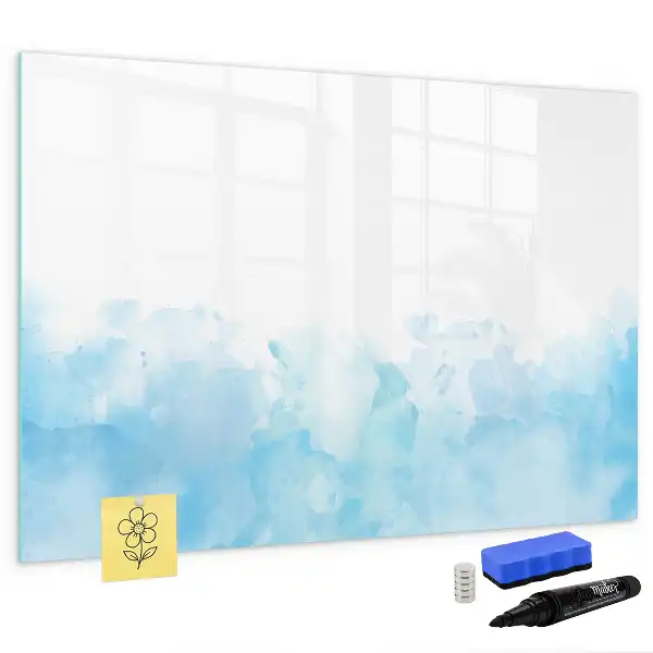 Quadro magnético para escrever modelo respingos de tinta