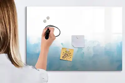 Quadro magnético para escrever modelo respingos de tinta