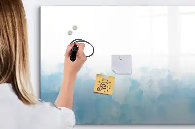 Quadro magnético para escrever modelo respingos de tinta