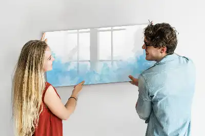 Quadro magnético para escrever modelo respingos de tinta