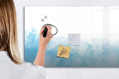 Quadro magnético para escrever modelo respingos de tinta