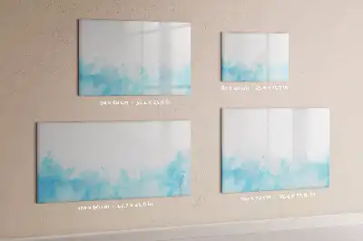 Quadro magnético para escrever modelo respingos de tinta