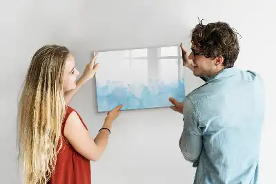 Quadro magnético para escrever modelo respingos de tinta