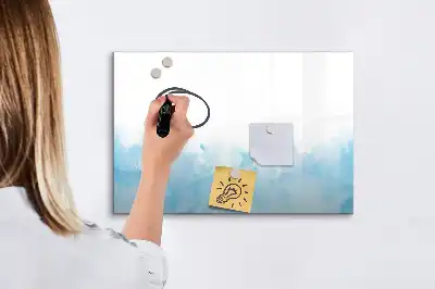 Quadro magnético para escrever modelo respingos de tinta