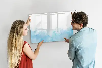 Quadro magnético para escrever modelo respingos de tinta