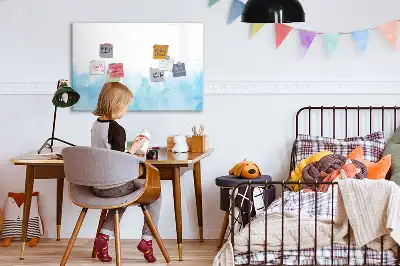 Quadro magnético para escrever modelo respingos de tinta