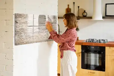 Quadro magnético para desenhar com painéis de madeira