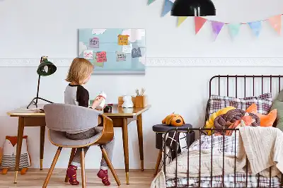 Lousa infantil quadro magnético para escrita