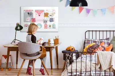 Quadro magnético para escrita marcadores de livro divertidos