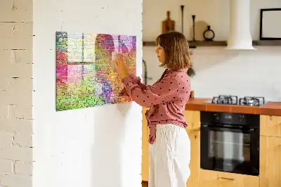 Quadro magnético para desenhar pintura de parede