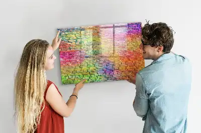 Quadro magnético para desenhar pintura de parede
