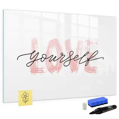 Quadro magnético para desenhar modelo Ame-se