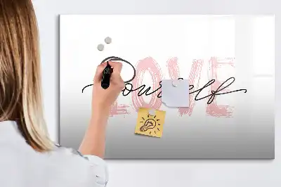 Quadro magnético para desenhar modelo Ame-se