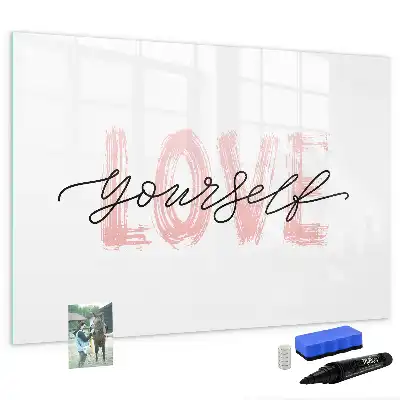 Quadro magnético para desenhar modelo Ame-se
