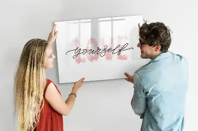 Quadro magnético para desenhar modelo Ame-se
