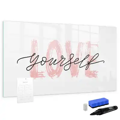 Quadro magnético para desenhar modelo Ame-se