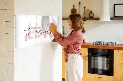 Quadro magnético para desenhar modelo Ame-se