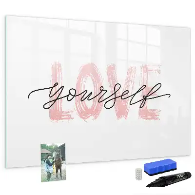 Quadro magnético para desenhar modelo Ame-se