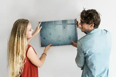 Quadro magnético para escrever estampa de mapa vintage