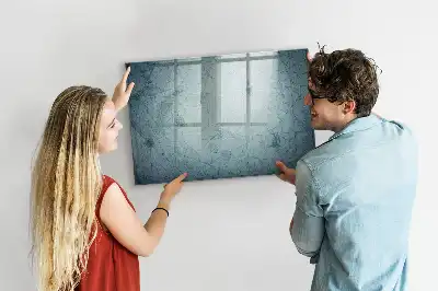Quadro magnético para escrever estampa de mapa vintage