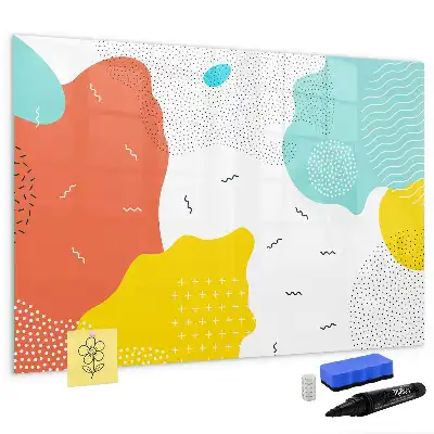 Quadro magnético para desenhar modelo Abstração POP