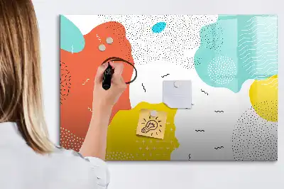 Quadro magnético para desenhar modelo Abstração POP