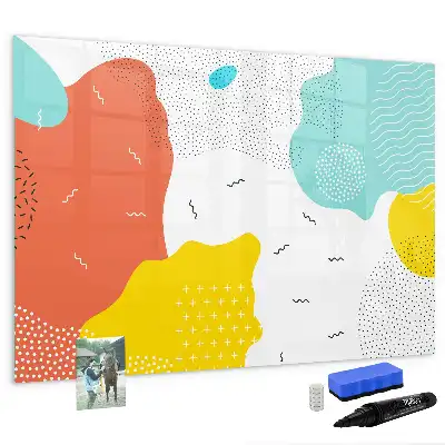 Quadro magnético para desenhar modelo Abstração POP