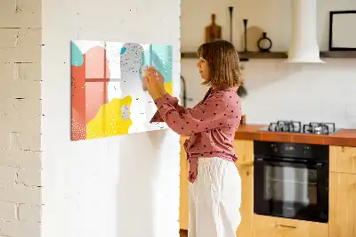 Quadro magnético para desenhar modelo Abstração POP