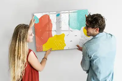 Quadro magnético para desenhar modelo Abstração POP
