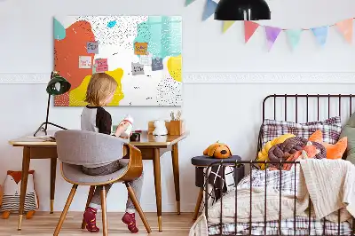 Quadro magnético para desenhar modelo Abstração POP