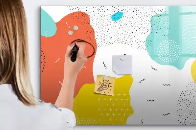 Quadro magnético para desenhar modelo Abstração POP