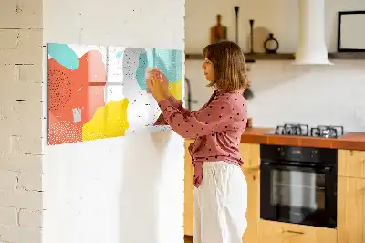 Quadro magnético para desenhar modelo Abstração POP
