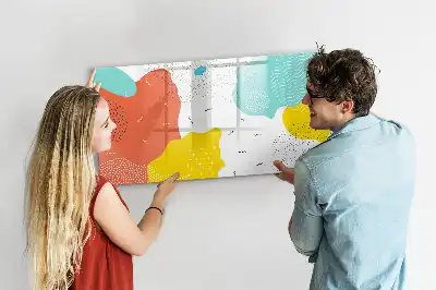 Quadro magnético para desenhar modelo Abstração POP
