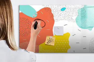 Quadro magnético para desenhar modelo Abstração POP