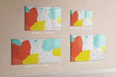 Quadro magnético para desenhar modelo Abstração POP