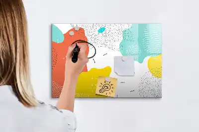 Quadro magnético para desenhar modelo Abstração POP