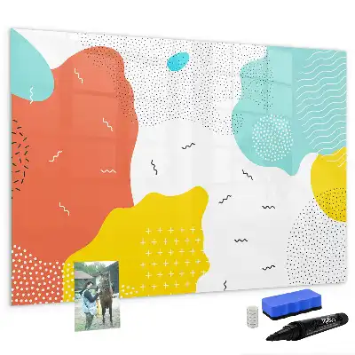 Quadro magnético para desenhar modelo Abstração POP
