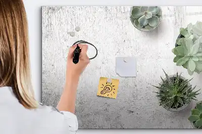 Quadro magnético para escrita com tema decorativo de plantas