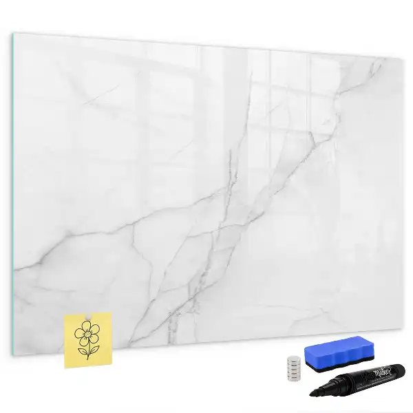 Quadro magnético para desenho acabamento decorativo marmorizado